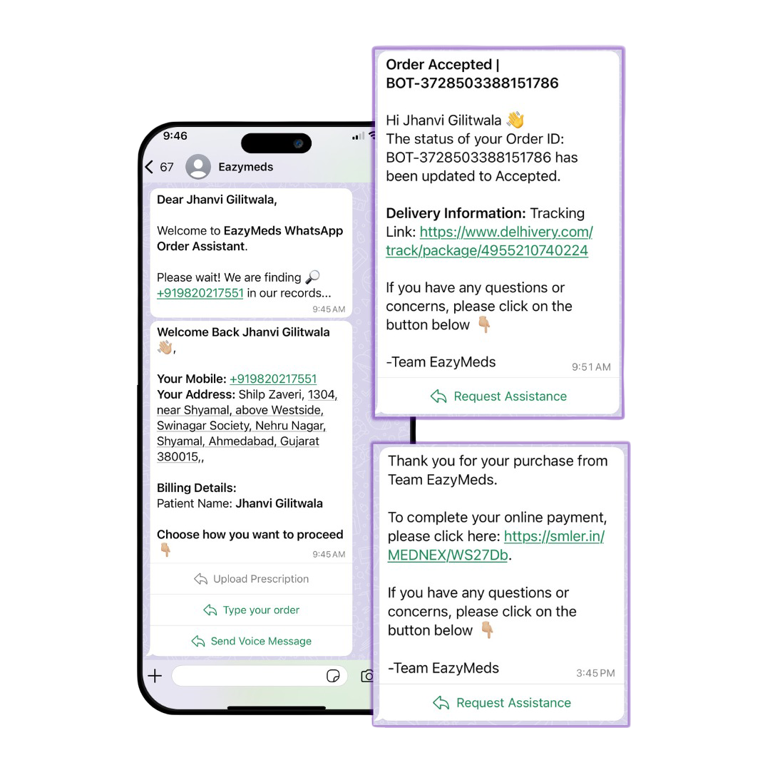 Our Clients: Eazymeds WhatsApp Agent