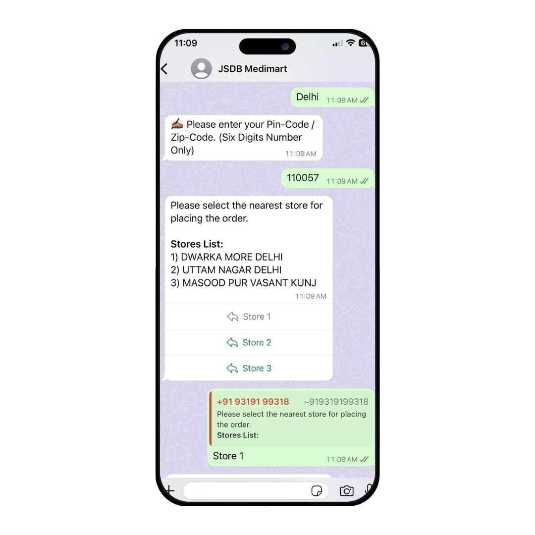 Our Clients: Jan Seva multi store Whatsapp Agent