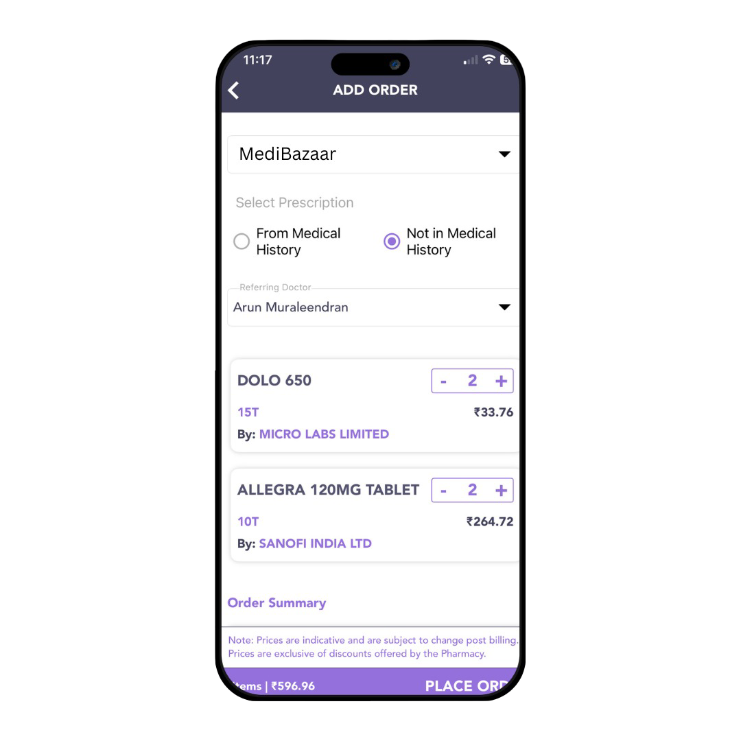 Our Clients: MediBazaar Branded Mobile App