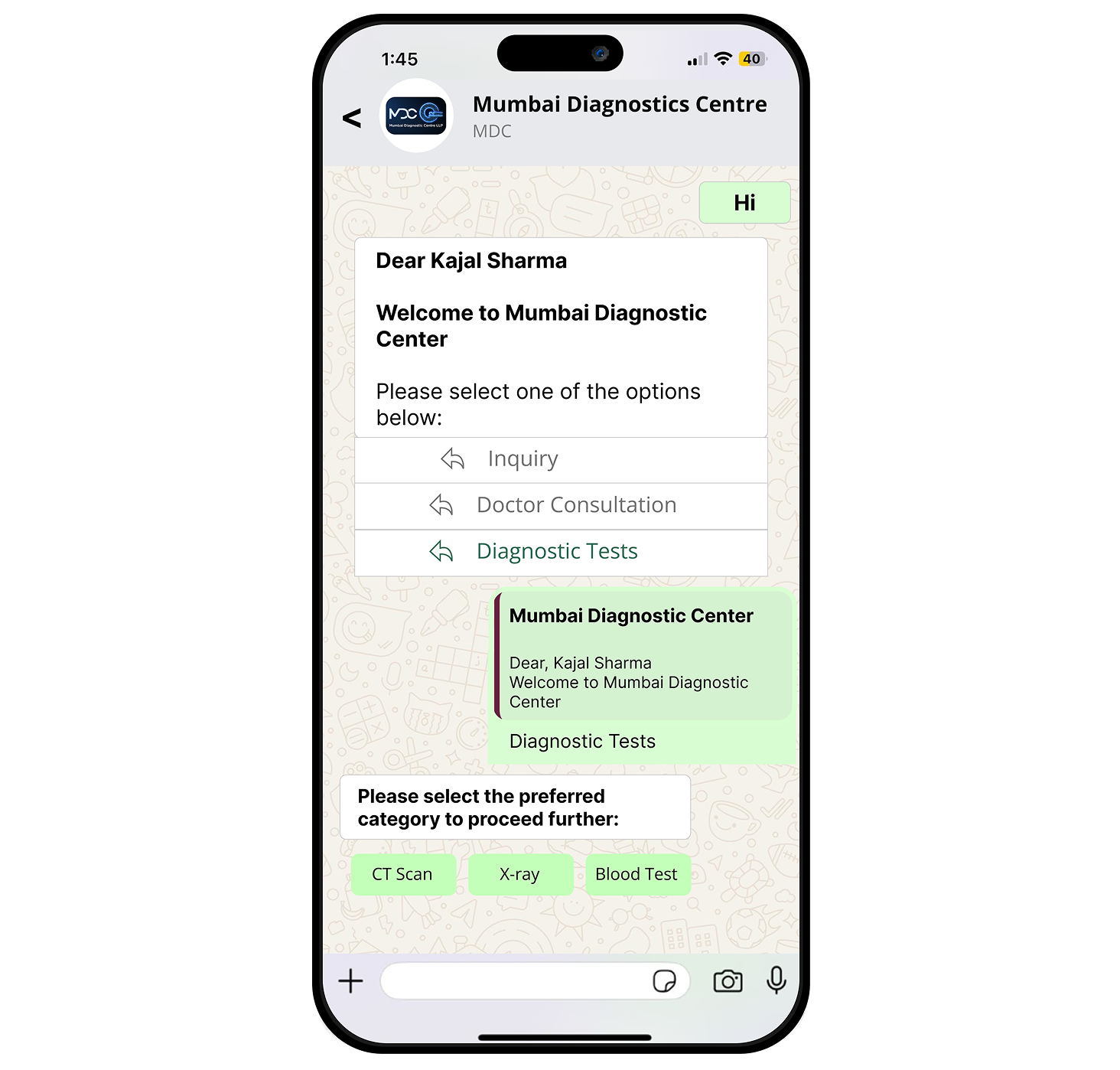 MDC Whatsapp Agent