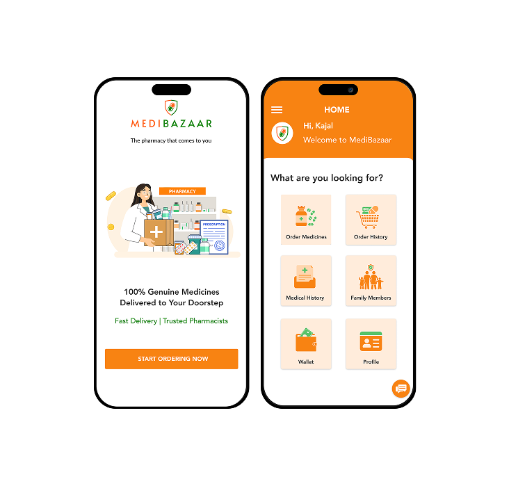Our Clients: MediBazaar Branded Mobile App